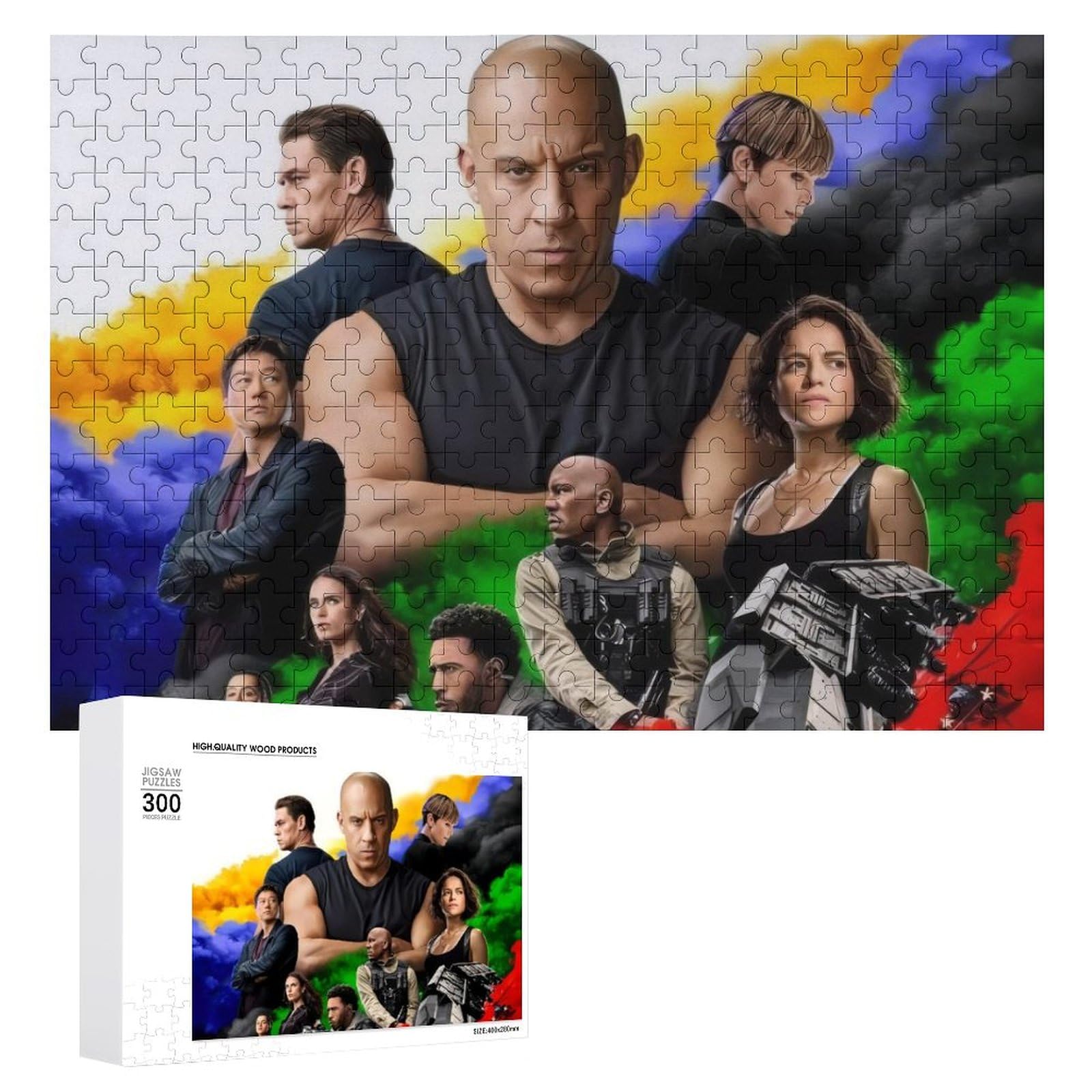 (レア)ワイルドスピード 特典パズル 非売品　パズル300ピース Amazon | ワイルドスピード ジグソーパズル 300ピース パズル 木製